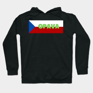 Opava City in Czech Republic Flag Hoodie